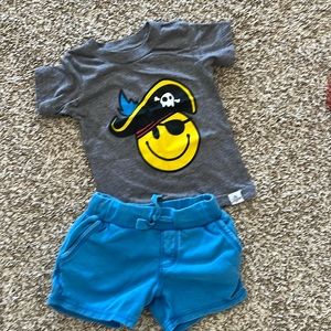 Shorts and t shirt  boys Tucker and Tate toddler outfit from Nordstrom size 2T
